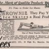 Advertentie 1927 schaatsenmaker F.F.Kees Mfg, Beatrice (Nebraska, USA)