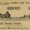 Advertentie 1892 ForbesThe Forbes Mfg Co, Halifax, Nova Scotia (Canada)