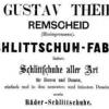 Advertentie 1873 schaatsenmaker G.Theil, Remscheid