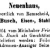 Advertentie 1873 schaatsenmaker Winterhoff&Busch, Neuenhaus-Remscheid