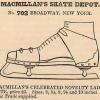 Advertentie 1864 schaatsenmaker A. Macmillan, New York (USA)