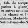 Advertentie 1847 schaatsenmaker Fayolle, Parijs (Frankrijk)