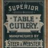 Etiket doos Steer&Webster
