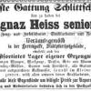 Advertentie 1856 schaatsenmaker I. Heiss senior, Graz (Oostenrijk)