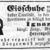 Advertentie 1864 schaatsenmaker I. Heiss senior, Graz (Oostenrijk)