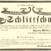 Advertentie 1871 schaatsenmaker I. Heiss junior, Graz (Oostenrijk)