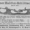 Advertentie 1881 schaatsenmaker G.Kral&Söhne, Wenen (Oostenrijk)