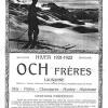 Kaft catalogus 1921-1922 schaatsenverkoper Och Frères (Zwitserland)