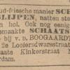 Advertentie 1895 schaatsenmaker J. v.d. Boogaardt, Amsterdam