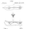 Tekening patent 1861 schaats van Corser and Bundy, Clappville, MA (USA)