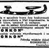 Advertentie 1937 schaatsenmaker Konkon, Częstochowa (Polen)