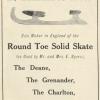 Advertentie schaatsenmaker T.H. Deane, Londen (Engeland)