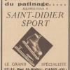 Advertentie 1932 schaatsenverkoper ST.Didier Sport, Parijs (Frankrijk)