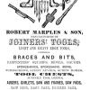 Advertentie 1862 schaatsenmaker Robert Marples&Son , Sheffield (Engeland)