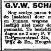 Advertentie 1920 schaatsenmaker P. van Wijk, Rotterdam