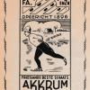 Advertentie 1948 schaatsenmaker H. Nijdam, Akkrum