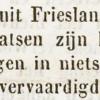 Advertentie 1858 schaatsenmaker S.Y.Hamstra, Oudkerk
