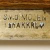 Merkteken schaatsenmaker S. v.d. Molen, Boornbergum