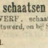 Advertentie 1907 schaatsenmaker S. van der Werf, Britswert