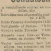 Advertentie 1906 schaatsenmaker K.J.de Boer, Drachten