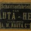 etiket voor schaatsen C.L.Nauta Heeg