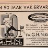 Advertentie 1948 schaatsenmaker G.H. Nijdam, Oranjewoud