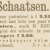 Advertentie 1897 schaatsenmaker H.Keulen, Parrega