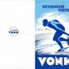 Buitenkant folder ca.1951 - 1955 Schaatsfabrikant Vonk