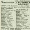 Advertentie 1940 schaatsenmaker J.Noorman, Den Ham