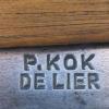 Merkteken schaatsenmaker P.Kok, De Lier