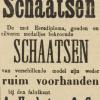Advertentie 1901 schaatsenmaker A.K. Hoekstra, Warga
