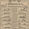 Advertentie 1899 P.W. Zijlstra, Enschede; schaatsen A.K. Hoekstra