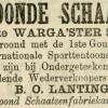 Advertentie 1890 schaatsenmaker B.O. Lantinga, Warga