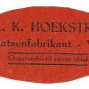 etiket L.K. Hoekstra