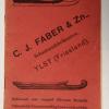 Kaft catalogus schaatsenmaker C.J. Faber, IJlst
