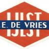 etiket voor schaatsen K.E.de Vries IJlst