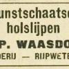 Advertentie 1941 G.P. Waasdorp, Rijpwetering