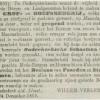Advertentie 1852 schaatsenmaker W. Verkerk, Oudekerk a/d IJssel