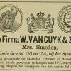Advertentie 1888 schaatsenmaker C. van Cuyk, Haarlem