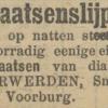 Advertentie 1895 schaatsenmaker J.L. van Herwerden, Voorburg