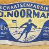 etiket voor schaatsen Bremer Roden met merk JNoorman Den Ham
