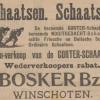 Advertentie 1906 schaatsenverkoper J. Bosker, Winschoten
