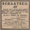 Advertentie 1905 schaatsenverkoper J. Bosker, Winschoten