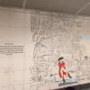 The Serpentine, tile mural Hyde Park metro