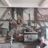 Volendam - Muurschildering in restaurant AMVO - W.A. v.d. Walle
