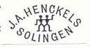Merkteken schaatsenmaker J.A. Henckels, Solingen (Duitsland)