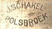 Merkteken schaatsenmaker J. Schakel, Polsbroek