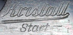 Merkteken Kunstschaats KRISTALL Trusetal VEB Sportgeräte Schmalkalden, Schmalkalden (Duitsland)