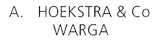 Merkteken schaatsenmaker K.A.Hoekstra, Wergea