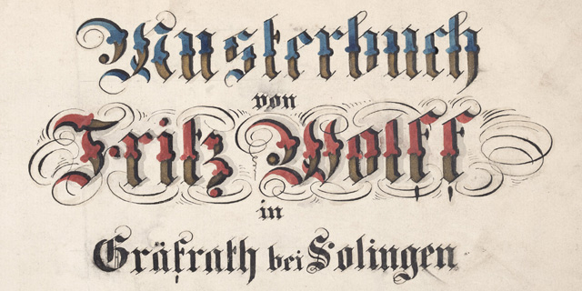 Musterbuch Fritz Wolff ca.1860-1870